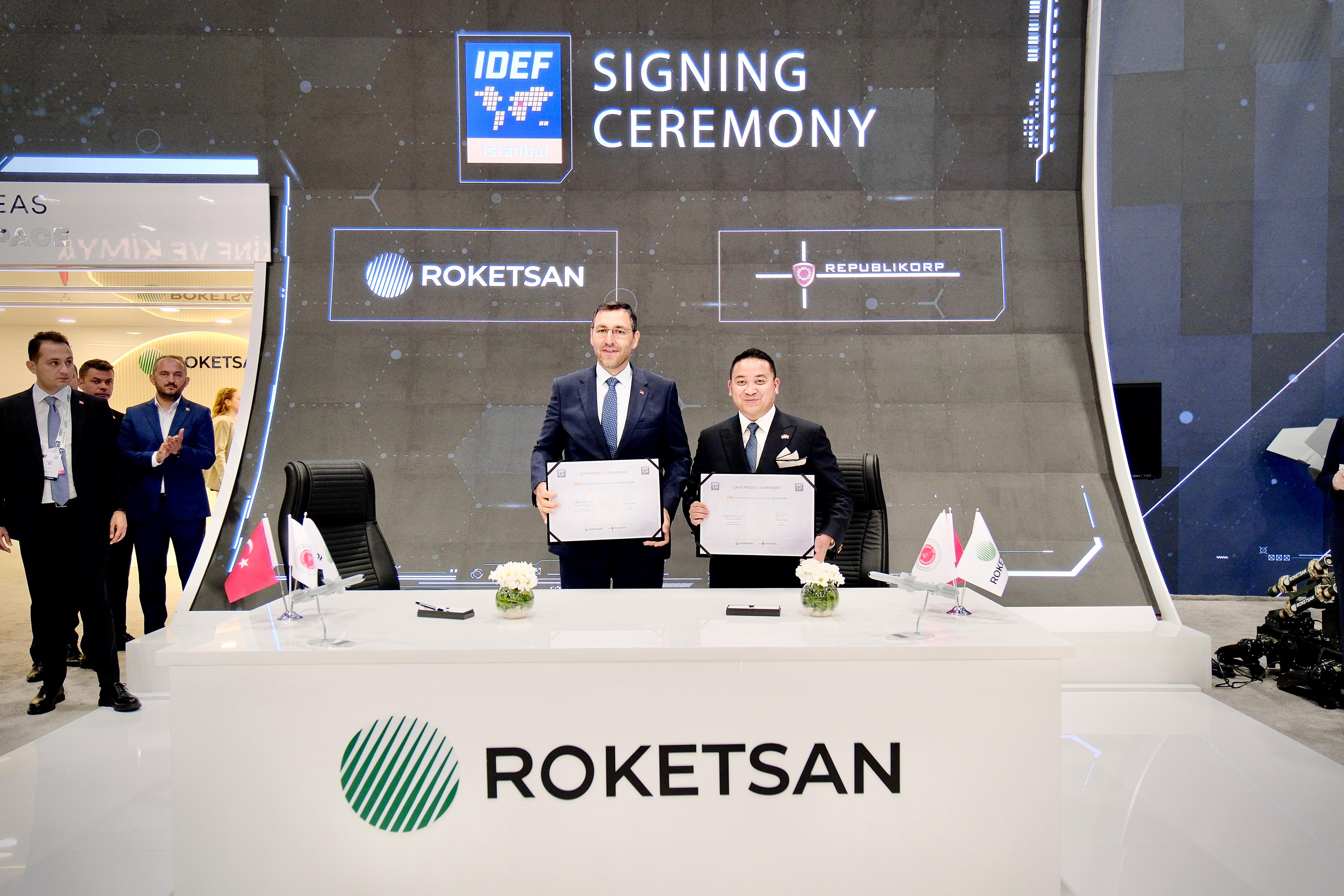 Roketsan dan PT Republik Roketsan Indonesia Tandatangani Perjanjian Bersejarah di IDEF 2025 untuk Produksi Lokal Sistem Rudal ÇAKIR